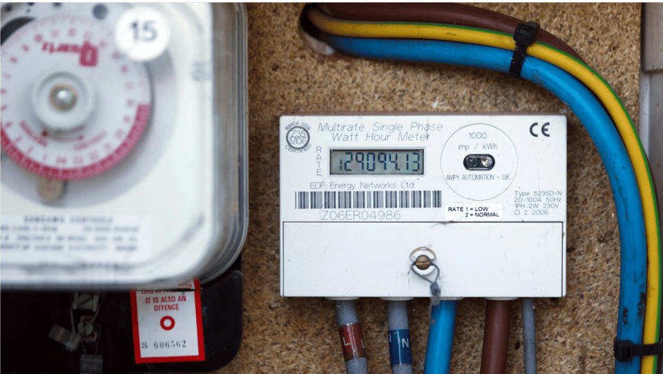 Photo: MTR-001 Electricity meter photograph